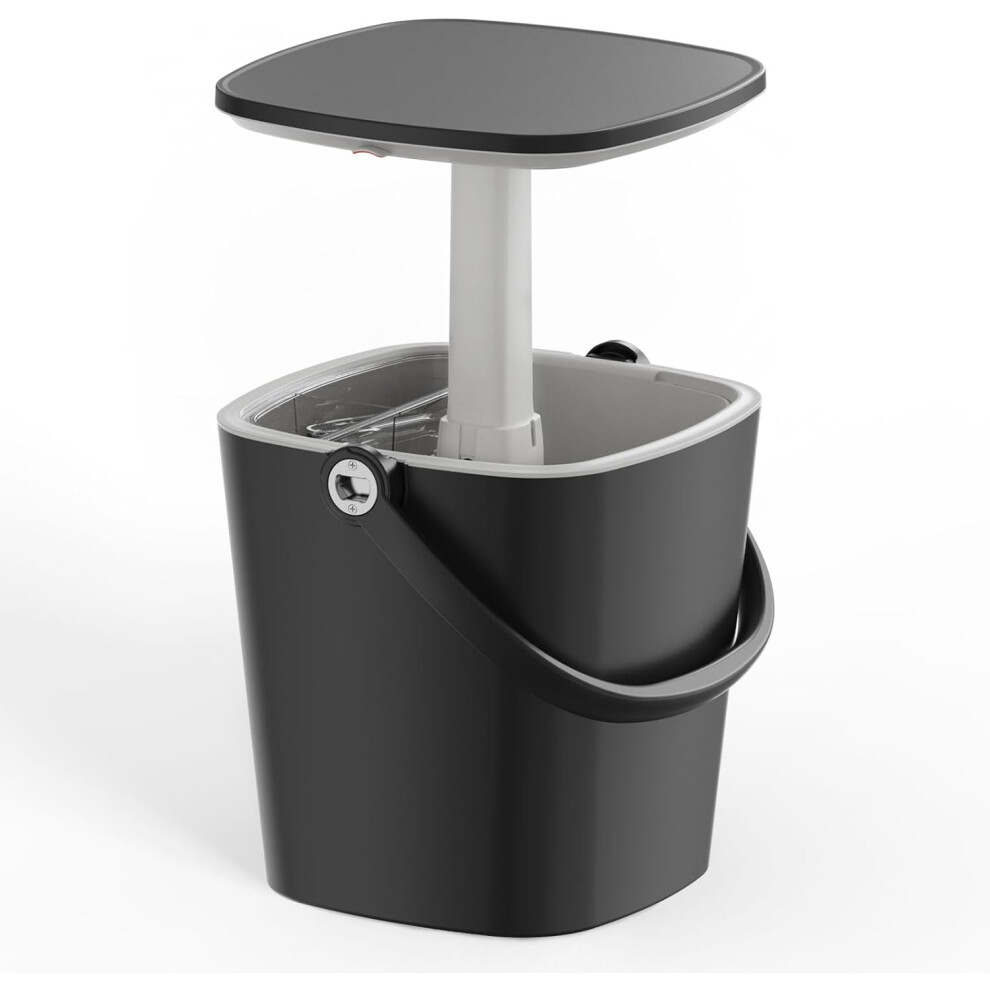 Ensemble de glacière portable avec plateau de table, bar extérieur, couvercle relevable, poignée durable, qualité alimentaire, résistant au froid
