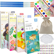Mini bloc de peinture Typo, carnet de peinture aquarelle, carnet de poche pour aquarelle, mini bloc de peinture aquarelle