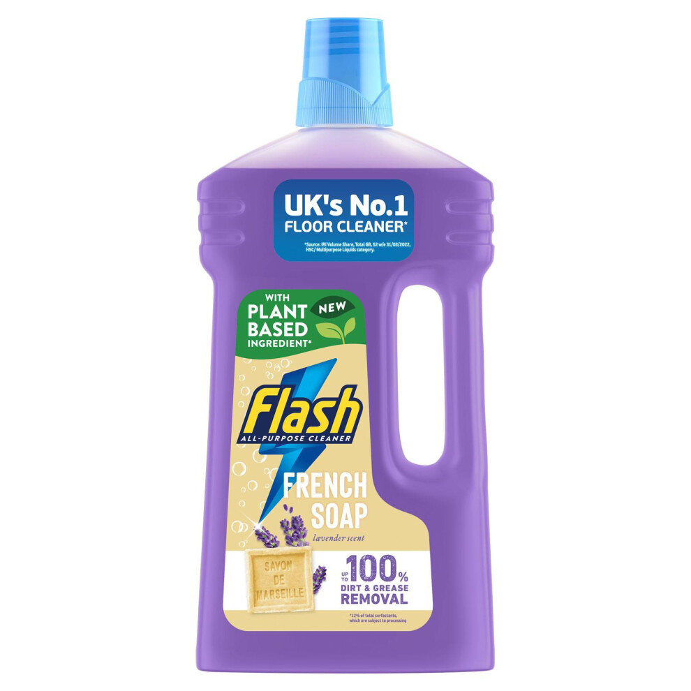 Flash All-Purpose Cleaner French Soap with Lavender Scent 1L