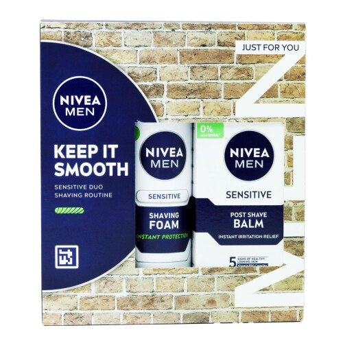 NIVEA Nivea Men Keep It Smooth Sensitive Duo Shaving Set