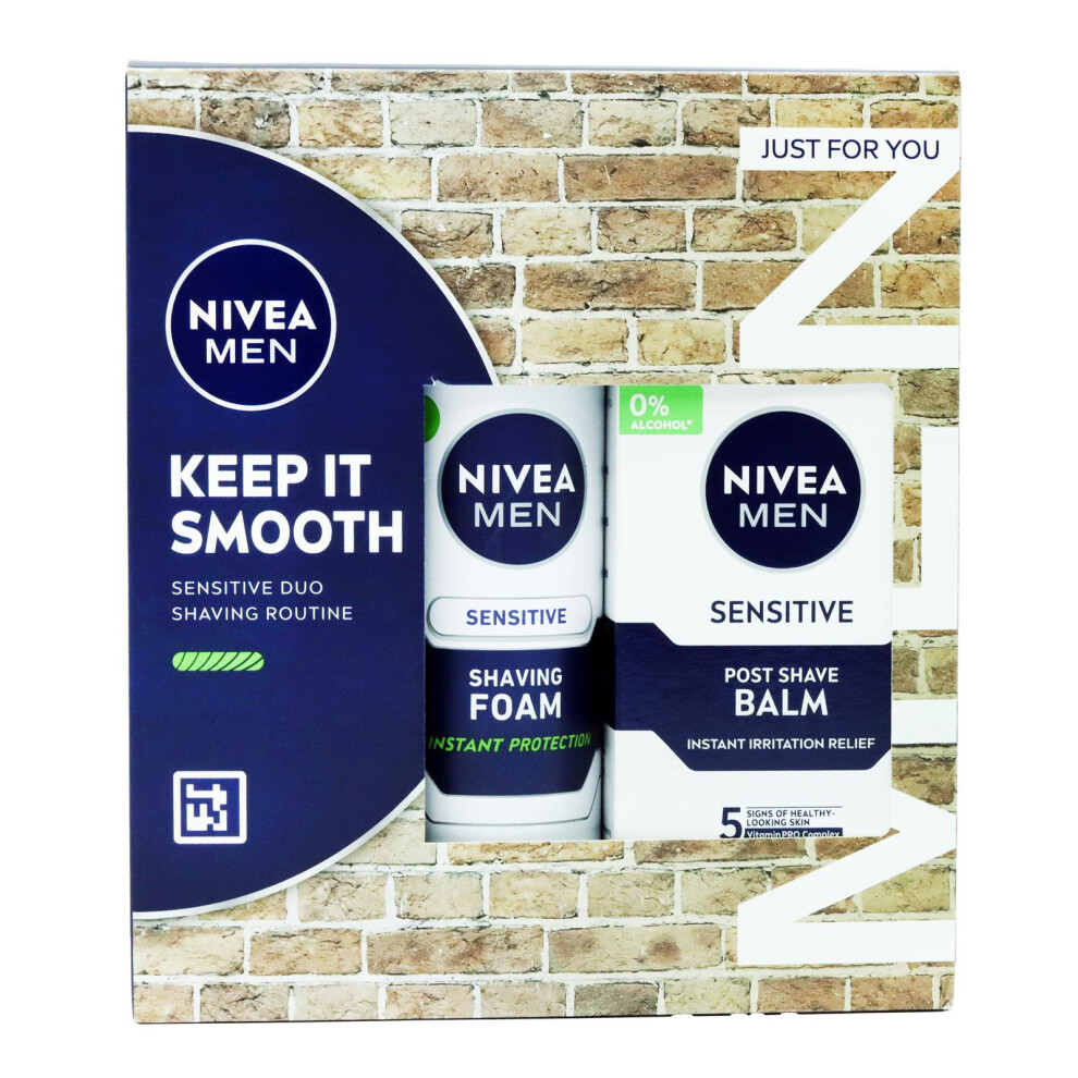 Nivea Men Keep It Smooth Sensitive Duo Shaving Set
