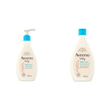 AVEENO Baby Daily Care Moisturising Lotion 250 ml & AVEENO Baby Daily Care Gentle Bath & Wash 400 ml (Pack of 1), Packaging may vary