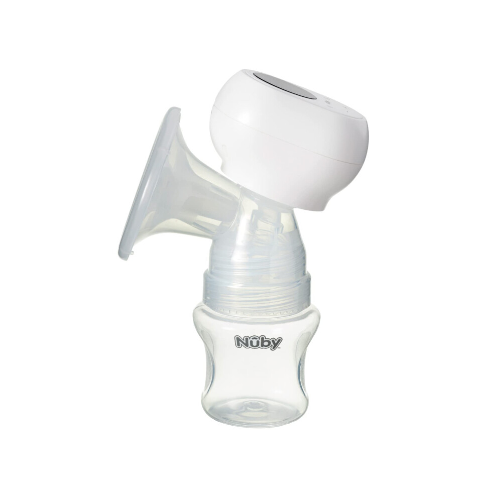 Nuby Wireless Breast Pump – Compact Design | Touchscreen Controls | Rechargeable Battery | Stimulation & Expression