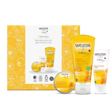 Weleda Baby Set, 3in1 Baby Skin Care Gift Set, Dermatologically Tested, 100% Natural, Baby Shampoo & Body Wash + Baby All Purpose Balm + Nappy Cream