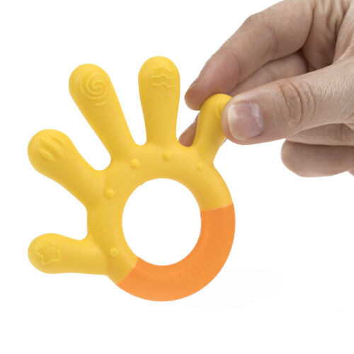 Nuby Nuby 3-Step Teething Set - Set of 3 Baby Teethers | Textured Surfaces | Refrigerator Safe | BPA Free 1