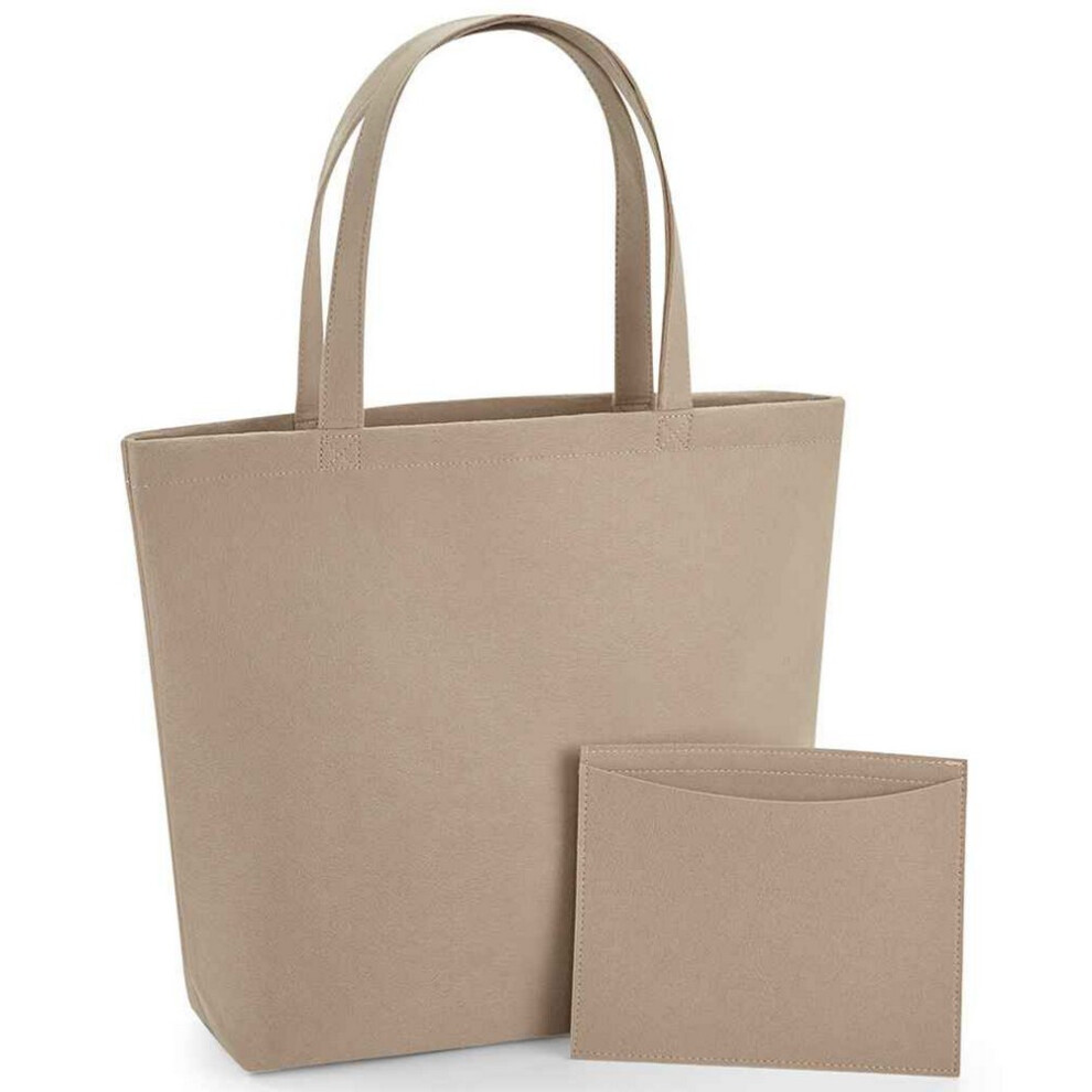 Bagbase Felt Shopper Unisex 49Cm