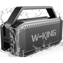 W-KING 100W PEAK Bluetooth Speaker-60W Portable Speakers Bluetooth Wireless Loud Outdoor Waterproof IPX6 Party Boombox 2 Subwoofer