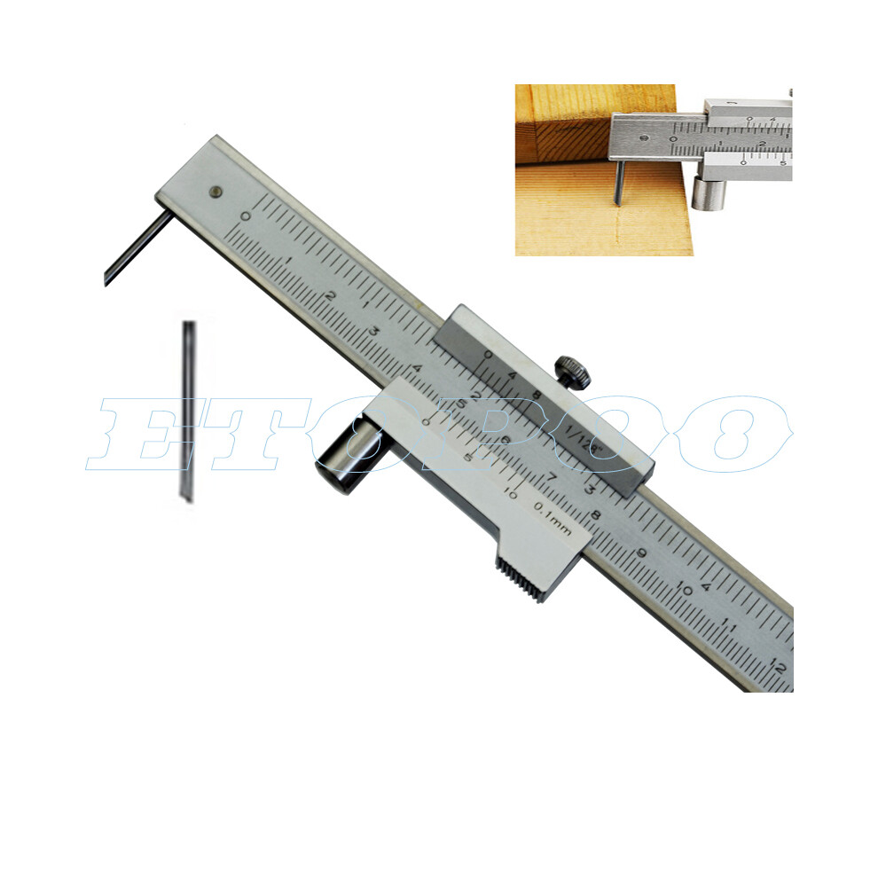 (0-200Mm) Marking Vernier Caliper With Carbide Scriber Parallel Marking Ruler With Spare Needle Measuring Instrument 9008532339163