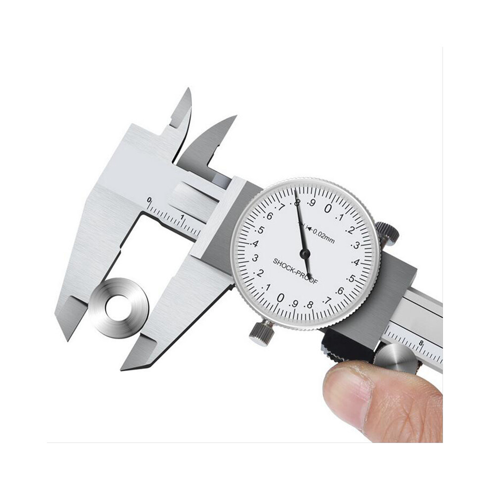 (0-200Mm) Metric Gauge Measuring Tool Dial Vernier Caliper Shock-Proof Vernier Caliper 0.02Mm 9008532342316