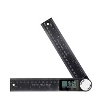 (Black Version) Digital Angle Finder Ruler Precision Angle Measuring Tool for Woodworking Carpentry DIY Projects Premium