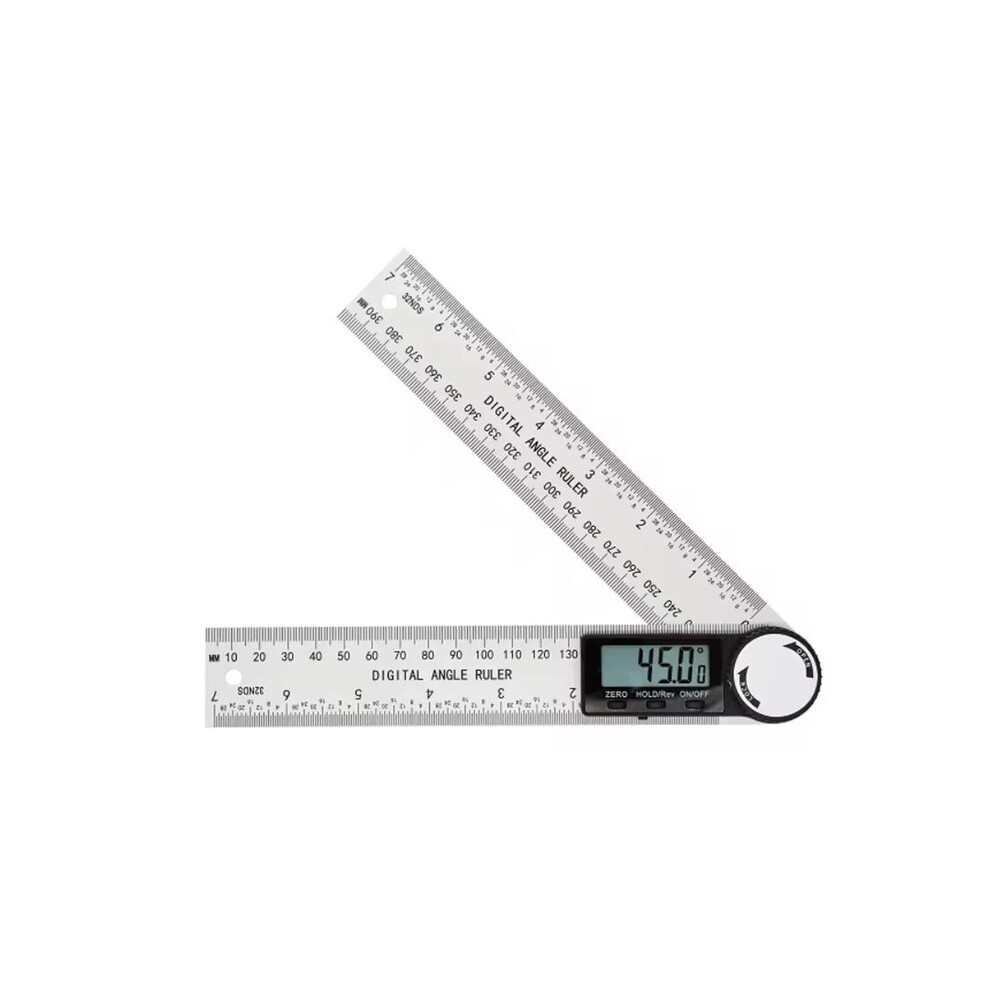 (White Version) Digital Angle Finder Ruler Precision Angle Measuring Tool For Woodworking Carpentry Diy Projects Premium 9008532342132