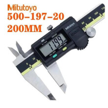 (500-197-20 200MM) Mitutoyo LCD Digital Caliper Vernier Calipers 8in Electronic Measuring Stainless Steel Caliper Digital