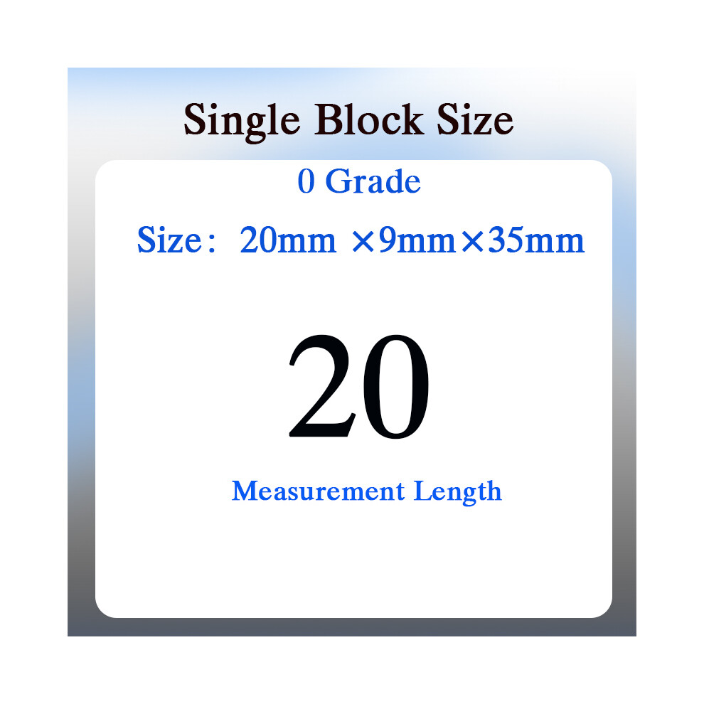 (20.0Mm 1Pc) 1Pc Range Gauge Block High Speed Steel Block Gage Non-Standard Custom Gage For Caliper Inspection, Measurment 9008532342279