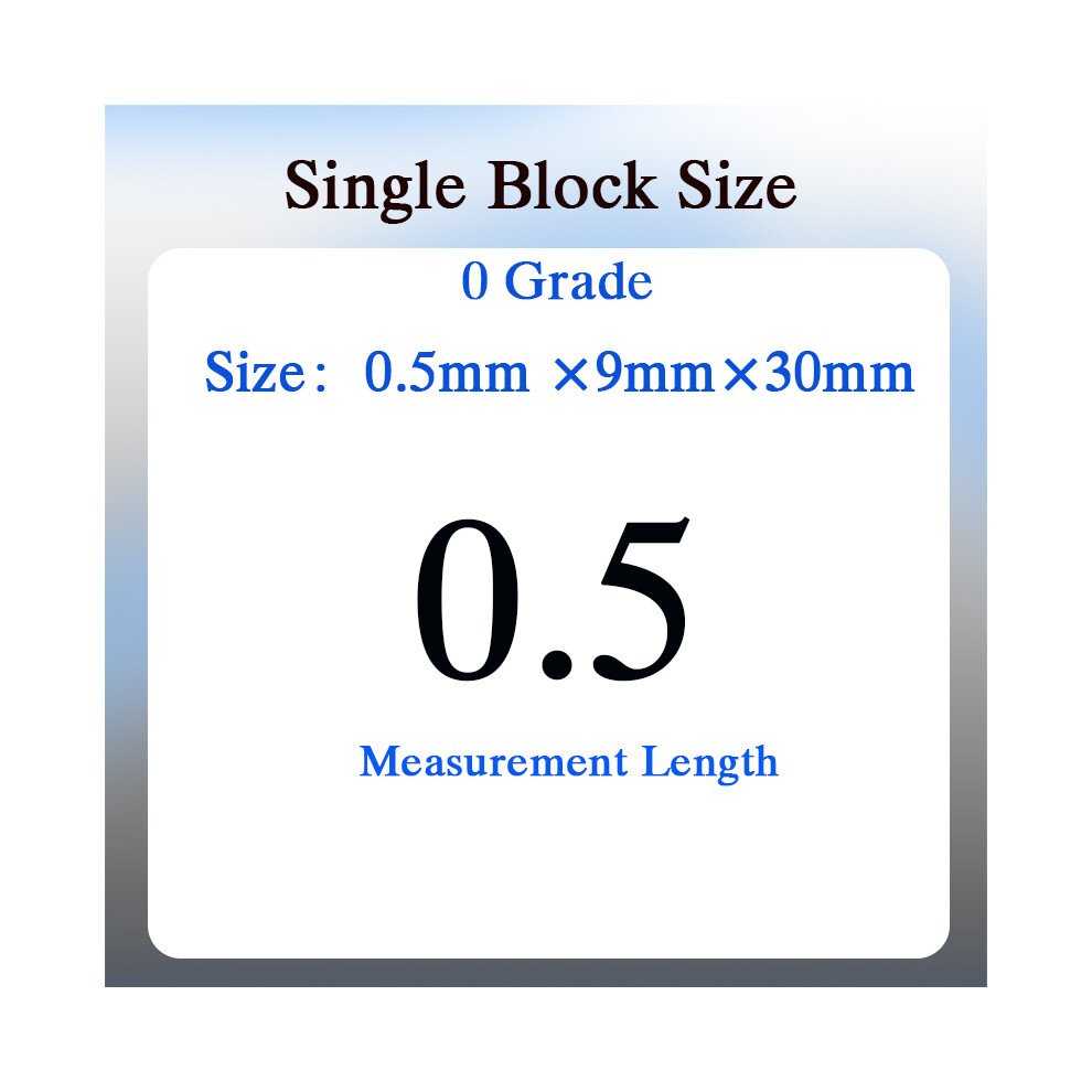 (0.5Mm 1Pc) 1Pc Range Gauge Block High Speed Steel Block Gage Non-Standard Custom Gage For Caliper Inspection, Measurment 9008532343924