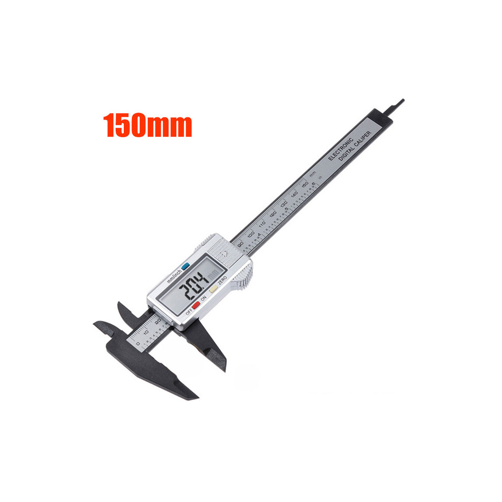 (A) Digital Caliper 6 Inch Electronic Vernier Caliper 100Mm Calliper Micrometer Digital Ruler Measuring 9008532342491