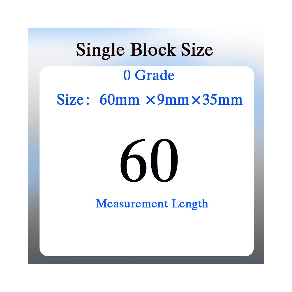 (60.0Mm 1Pc) 1Pc Range Gauge Block High Speed Steel Block Gage Non-Standard Custom Gage For Caliper Inspection, Measurment 9008532347342