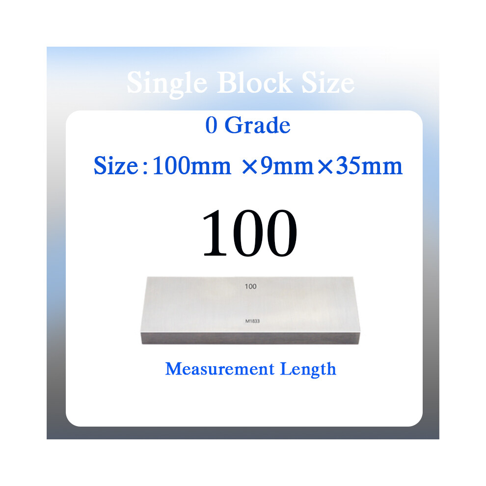 (100.0Mm 1Pc) 1Pc Range Gauge Block High Speed Steel Block Gage Non-Standard Custom Gage For Caliper Inspection, Measurment 9008532341012