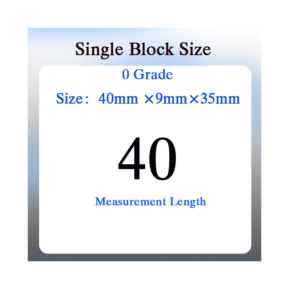 (40.0Mm 1Pc) 1Pc Range Gauge Block High Speed Steel Block Gage Non-Standard Custom Gage For Caliper Inspection, Measurment 9008532345546