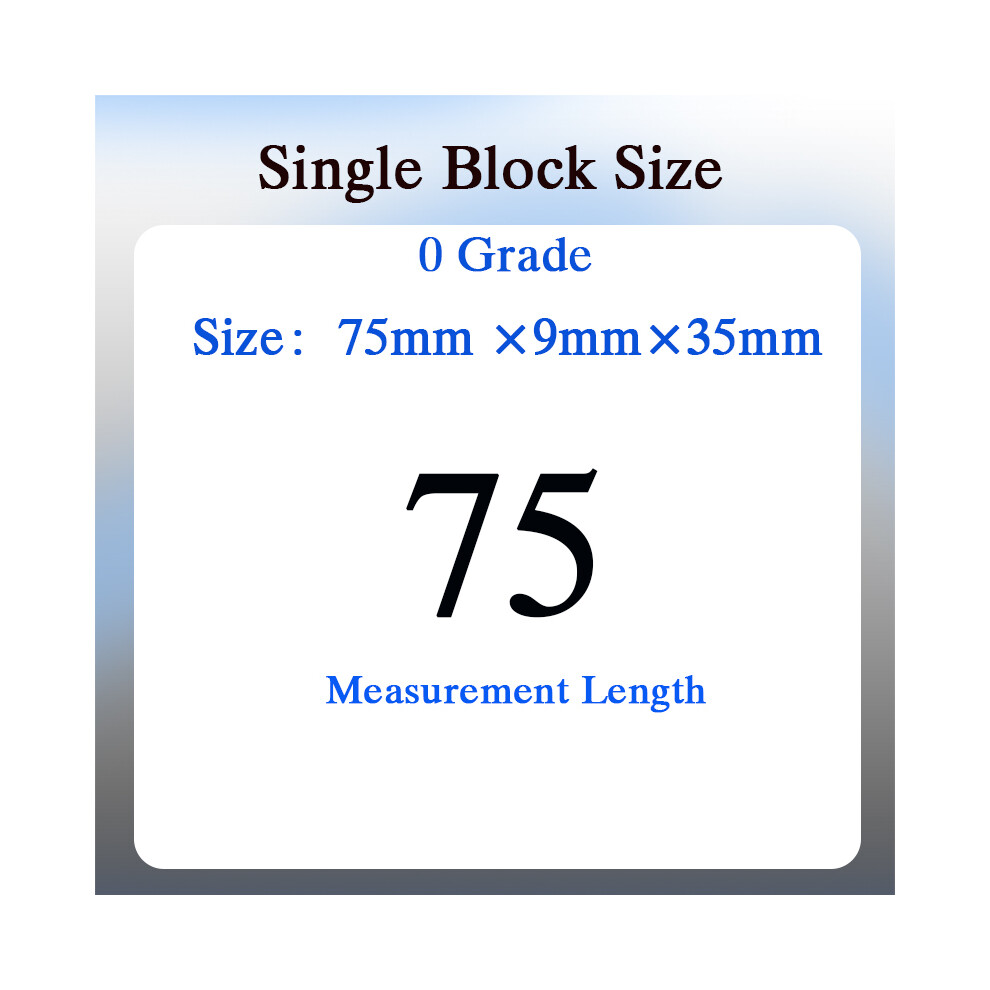 (75.0Mm 1Pc) 1Pc Range Gauge Block High Speed Steel Block Gage Non-Standard Custom Gage For Caliper Inspection, Measurment 9008532344464