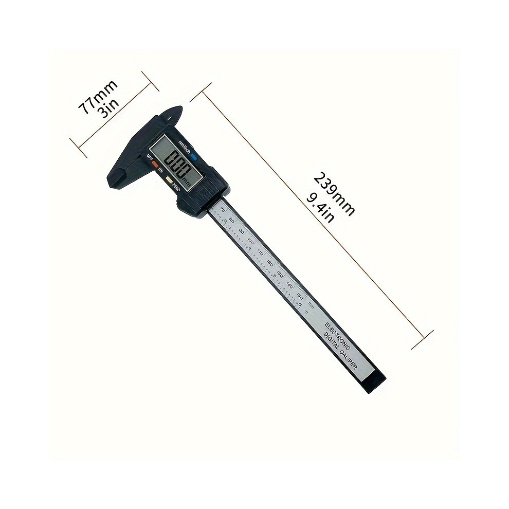 (No Storage Box) Electronic Digital Calipers Measuring Tool Lcd Screen Conversion In Inches And Millimeters Used For 9008532348844