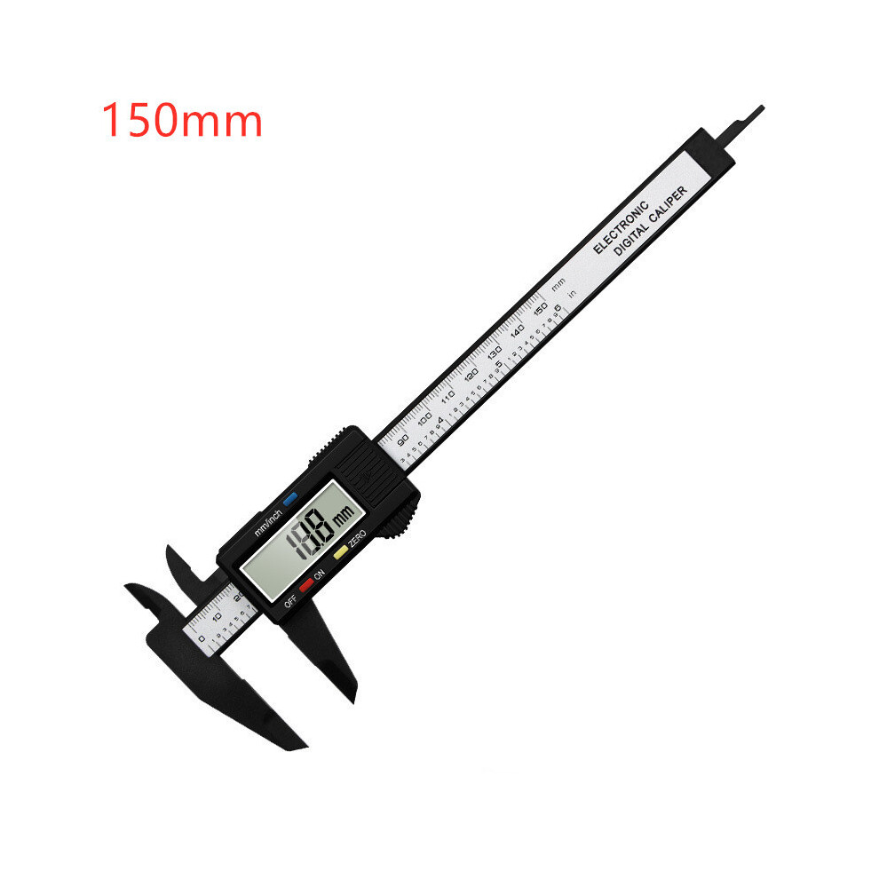 (E) Digital Caliper 6 Inch Electronic Vernier Caliper 100Mm Calliper Micrometer Digital Ruler Measuring 9008532348868