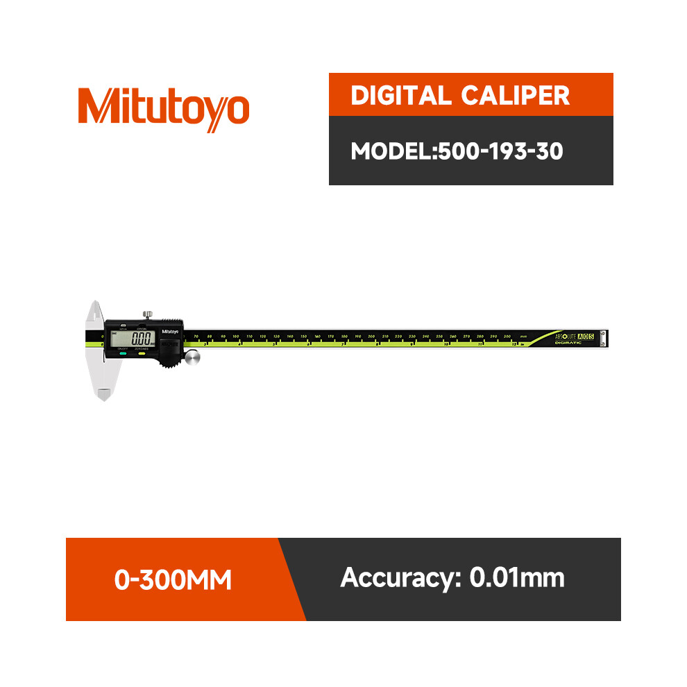 (500-193-30 300MM) Mitutoyo Vernier Caliper LCD Digital 0.01mm High-precision Electronic Measuring Stainless Steel Measuring