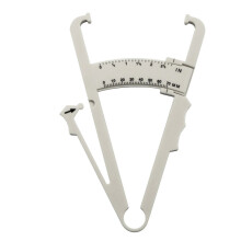 (E) Body Fat Loss Tester Calculator Caliper Fitness Clip Fat Measurement Tool Slim Chart Skinfold Test Instrumen