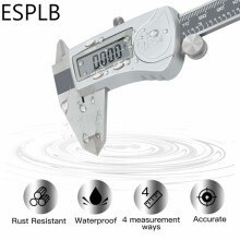 ESPLB Waterproof Vernier Calipers High Precision Electronic Digital IP54 6'' 150mm Stainless Steel Caliper