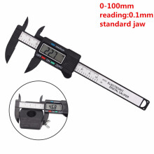 (0-100mm plastic) Industrial Level Stainless Steel Digital Caliper Electronic Carbon Fiber Caliper Micrometer Gauge