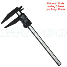 (0-300mm plastic) Industrial Level Stainless Steel Digital Caliper Electronic Carbon Fiber Caliper Micrometer Gauge