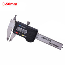 (0-50mm stainless) Industrial Level Stainless Steel Digital Caliper Electronic Carbon Fiber Caliper Micrometer Gauge