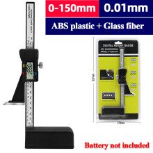 (0-150mm) LCD Digital Height Gauge Electronic Digital Height Gauge Vernier Caliper Ruler Wood Table Marking Ruler