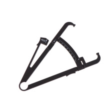 (black) 1pc Personal Body Fat Caliper Skin Analyzer Measure Charts Fitness Slim Keep Health Tester Body Fat