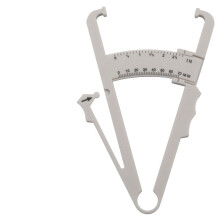 (white) 1pc Personal Body Fat Caliper Skin Analyzer Measure Charts Fitness Slim Keep Health Tester Body Fat