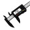 (Black) Tiny Digital Vernier Caliper 0-100mm Electronic Measuring Tool Electronic Digital Calipers Inch and 6
