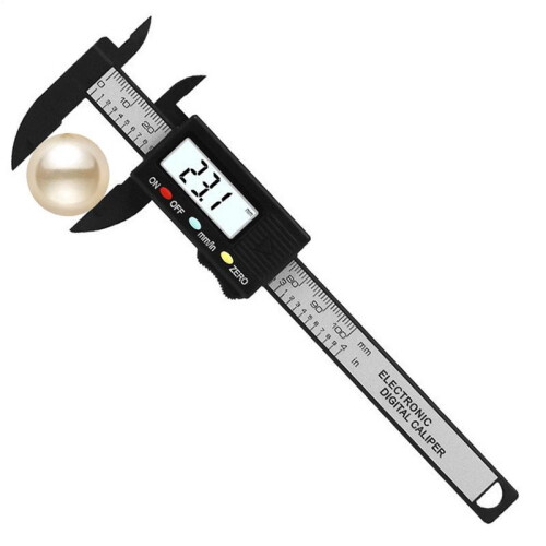 (Black) Tiny Digital Vernier Caliper 0-100mm Electronic Measuring Tool Electronic Digital Calipers Inch and 2
