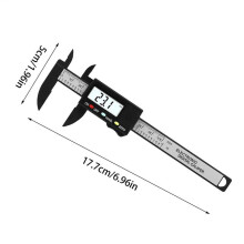 (Black) Tiny Digital Vernier Caliper 0-100mm Electronic Measuring Tool Electronic Digital Calipers Inch and