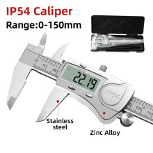 (BOX IP54 Caliper) Digital Pachometer Metal Caliper Professional Vernier Caliber Measuring Tools Woodworking Thick Gauge