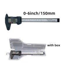 (0-150mm) AMR 150mm 100mm Electronic Digital Caliper Carbon Fiber Dial Vernier Caliper Gauge Micrometer Measuring