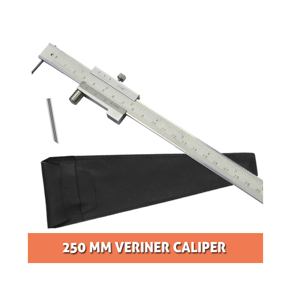 (0-250Mm) Javier Marking Vernier Caliper With Carbide Scriber Stainless Steel Parallel Marking Vernier Caliper 9008532340114