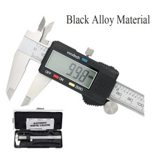 (Black Alloy) Measuring Tool Stainless Steel Digital Caliper 6 "150mm Messschieber Paquimetro Vernier Calipers Ruler