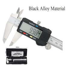 (Black Alloy) Measuring Tool Stainless Steel Digital Caliper 6 "150mm Messschieber Vernier Calipers Ruler New Paquimetro