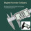 (black) Digital Display Vernier Caliper Diameter Measuring Tool Portable Woodworking Tool with Battery 2