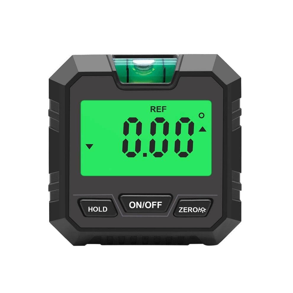 (Black With Bubble) Digital Angle Finder & Electronic Level 3-In-1 Digital Level/Protractor/Inclinometer/Angle Gauge Magnetic 9008532344495