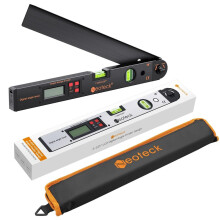 (NTK079c) Neoteck 0-225 LCD Digital Protractor Spirit Level Angle Finder Gauge Meter 400mm Electronic Measurement