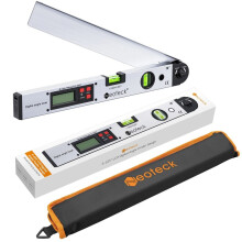 (NTK078c) Neoteck 0-225 LCD Digital Protractor Spirit Level Angle Finder Gauge Meter 400mm Electronic Measurement