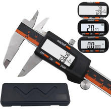 Stainless Steel Digital Display Caliper 150mm Fraction MM Inch High Precision Stainless Steel LCD Vernier