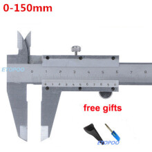 (150mm steel) Vernier Caliper Steel Caliper Gauge Micrometer Pie De Rey Paquimetro Plastic Digital Caliper Ruler