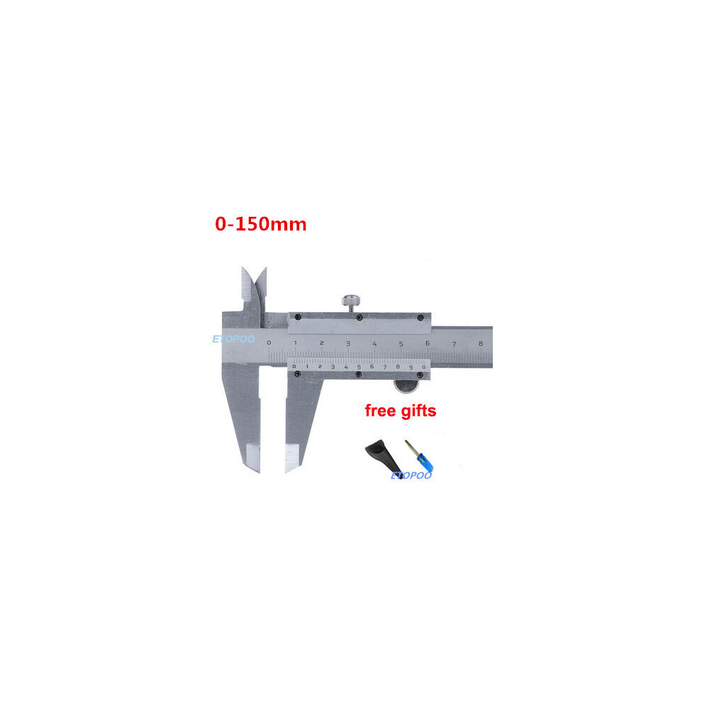 (150Mm Steel) Vernier Caliper Steel Caliper Gauge Micrometer Pie De Rey Paquimetro Plastic Digital Caliper Ruler 9008532347601