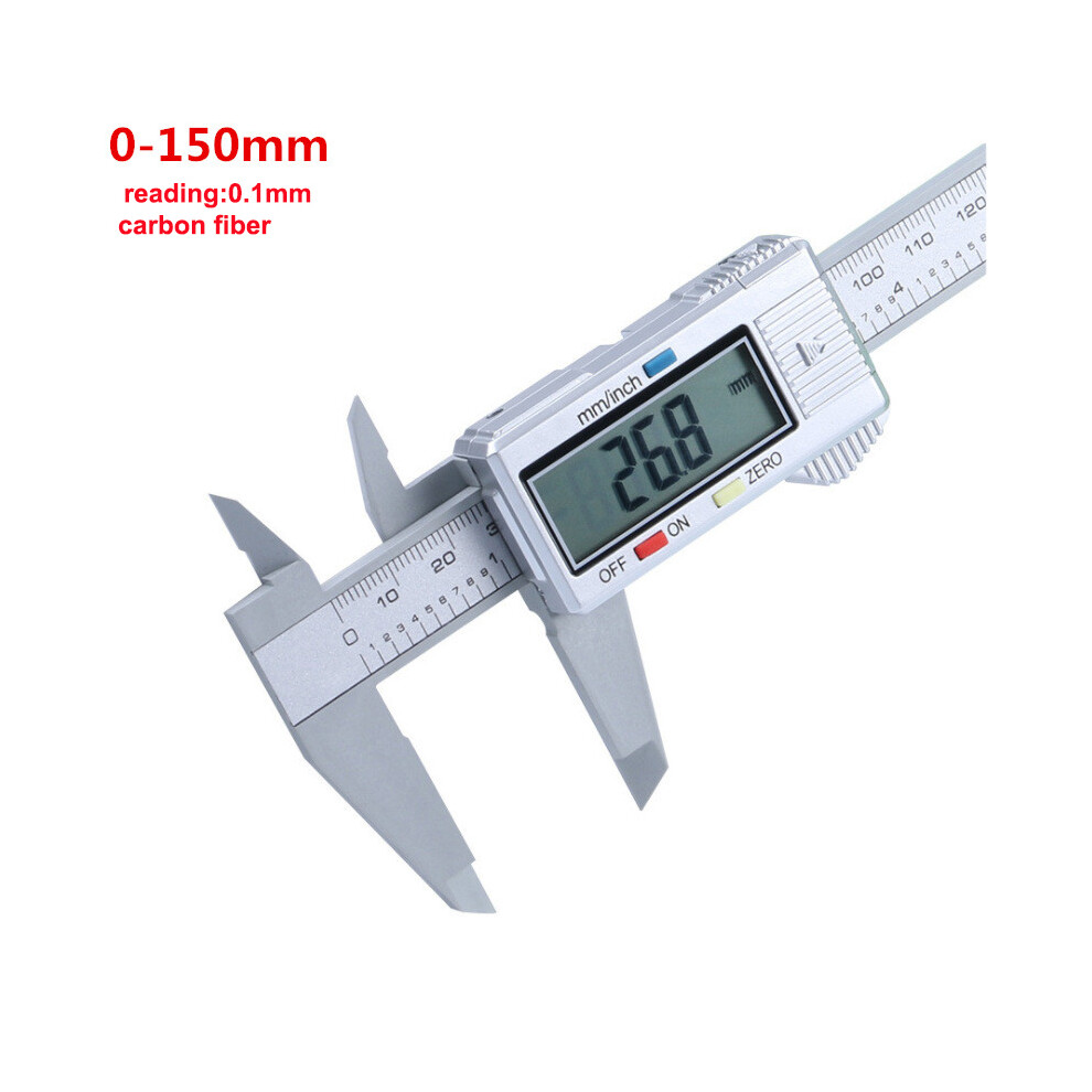 (150Mm Plastic) Vernier Caliper Steel Caliper Gauge Micrometer Pie De Rey Paquimetro Plastic Digital Caliper Ruler 9008532343238